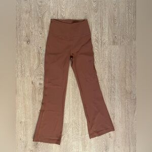 Lululemon Groove Super High Rise Flared Legging, Ancient Copper - 27” HEMMED